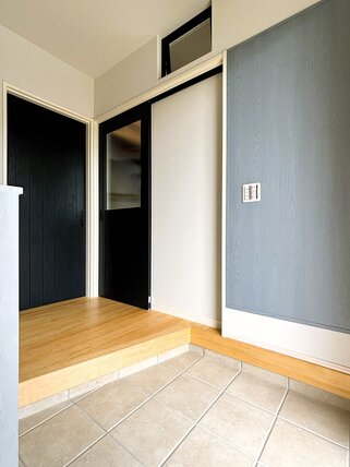 リビングにロフトのある平屋