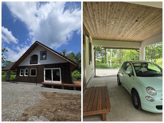 車寄せがある大泉のヴィラ