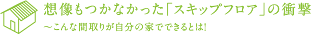 想像もつかなかった「スキップフロア」の衝撃 〜こんな間取りが自分の家でできるとは！